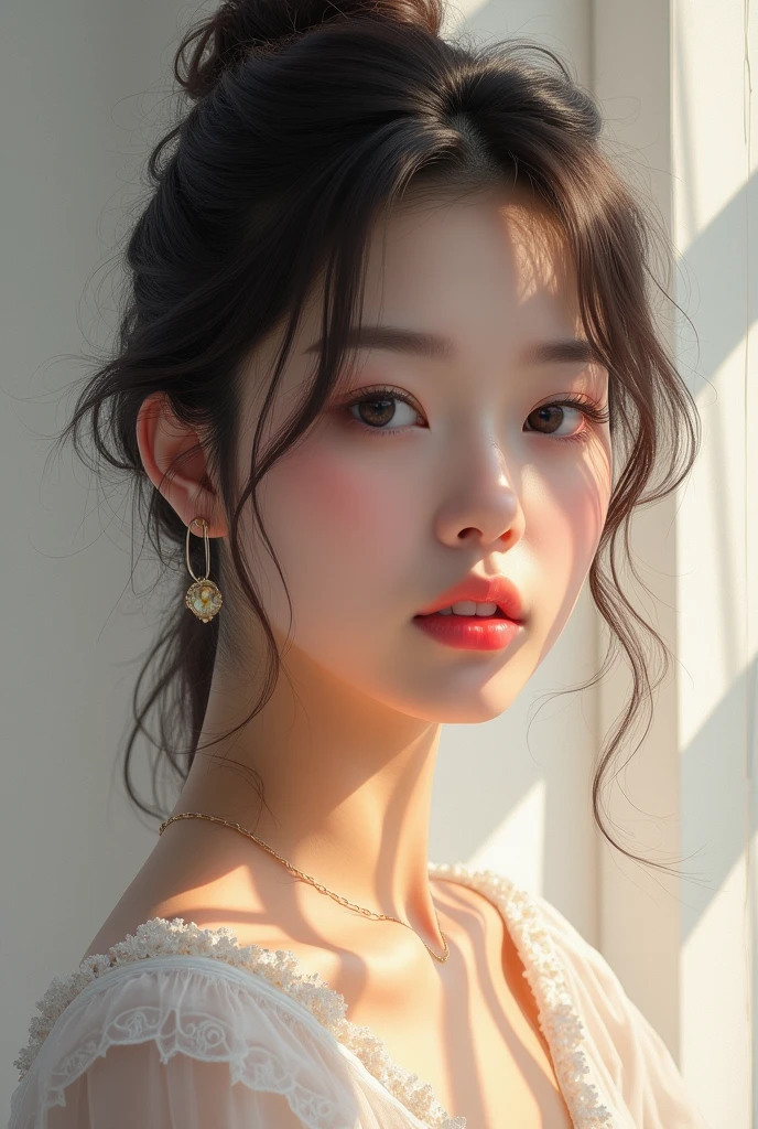 One , whole body, (delicate illustrations: 1.4), (master part: 1.0), (Best Quality: 1.4), (ultra high definition |: 1.2), (photorealism: 1.4), (8k, RAW Photos: 1.2), ( Soft focus: 1.4), (18 years:1.3), (sharp focus: 1.4) , korean beauty , paint , open ass