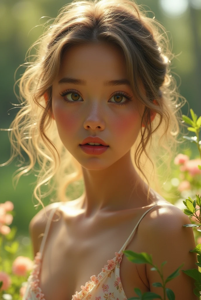 Cute woman、nude