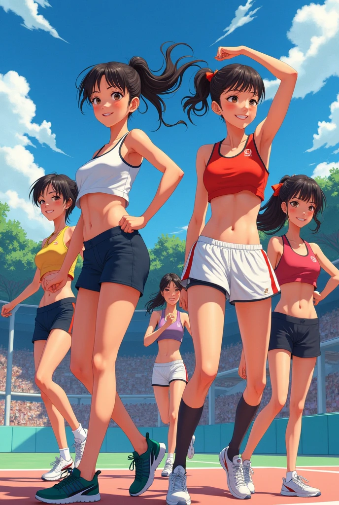 Fat anime athlete girls