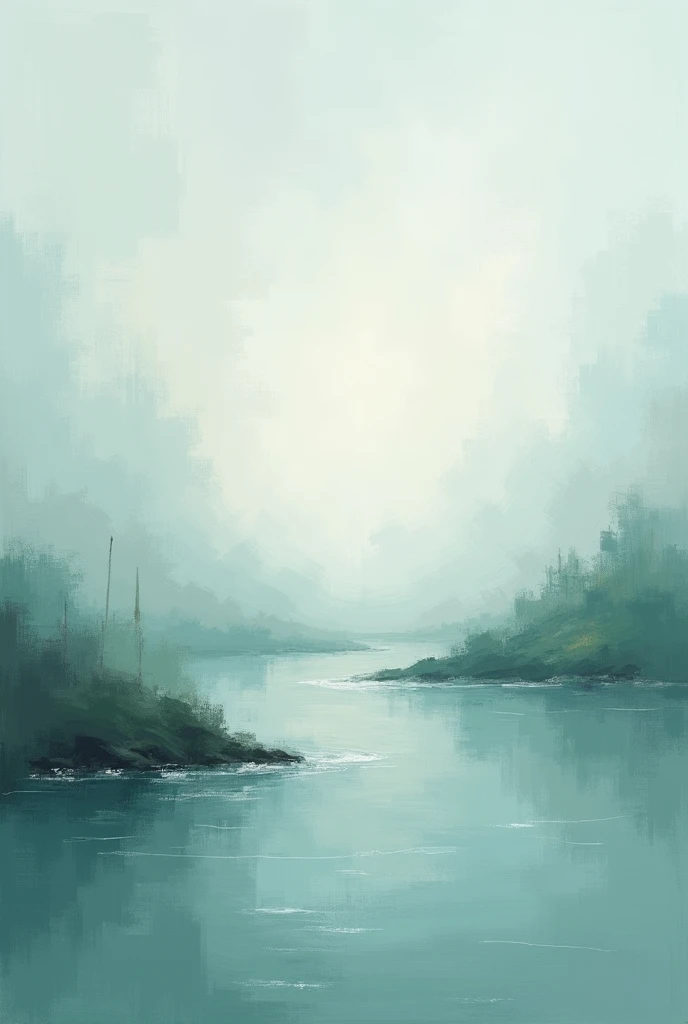Create a plain canvas, evocative background using the expressive and textured brushstrokes abstract Use a muted color palette with subtle variations in tone to create depth and visual interest. Focus on the tactile quality of the oil paint, incorporating gentle gradients and soft transitions between colors. Allow the brushstrokes to remain visible, adding a sense of raw emotion and intimacy to the background. seaside