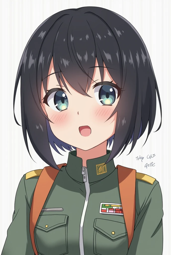 
10-year-old girl、Earth Federation Operator Girl Soldier、Black short hair、Medium Breast、Cute like an idol、Childish face and appearance、Accurately drawn faces、(nsfw:1.9), cum on face, cum in hair、__expression__, (open mouth:1.5), (fellatio:1.5), (swallow:1.2), (from above:1.4), 