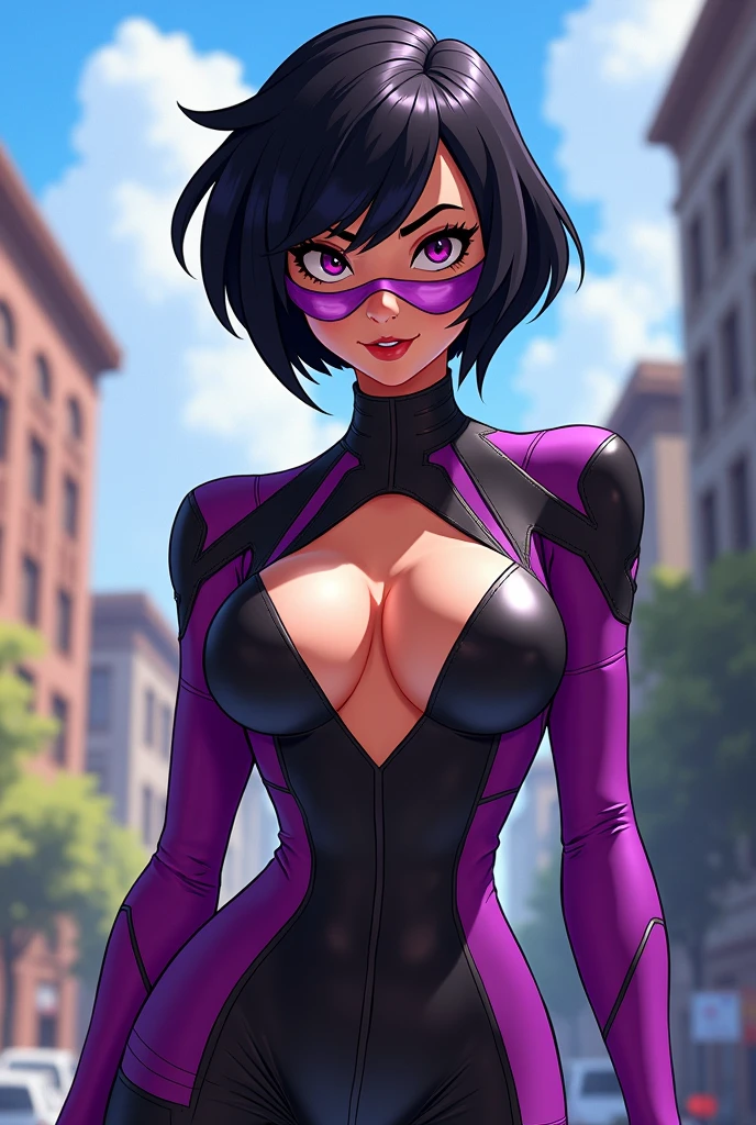 Big Hero6, Cartoon, Gogo Tomago, sexy, cleavage