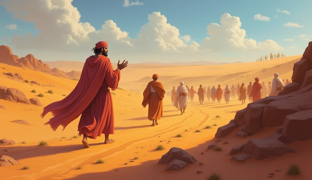 The Exodus of Moses、Singh's Wilderness、A desert、A desert、A desert