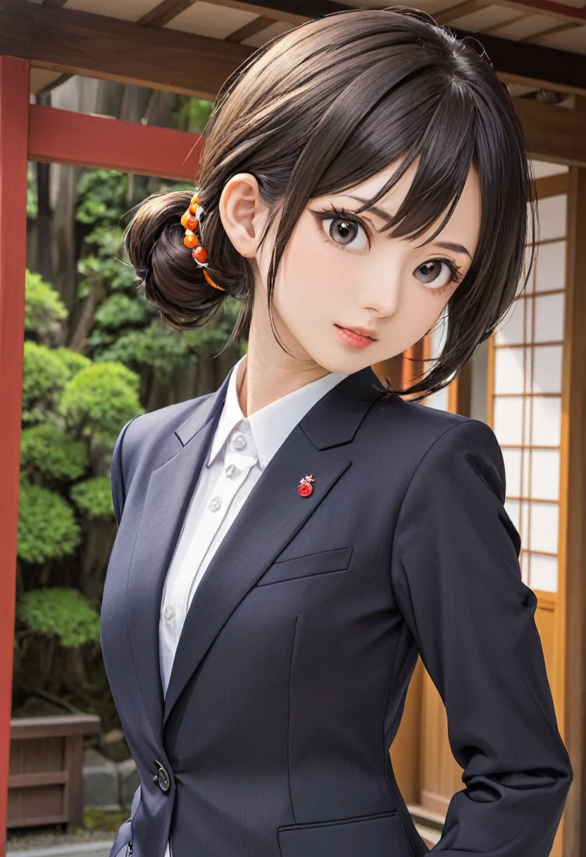 Woman in a suit、Japanese