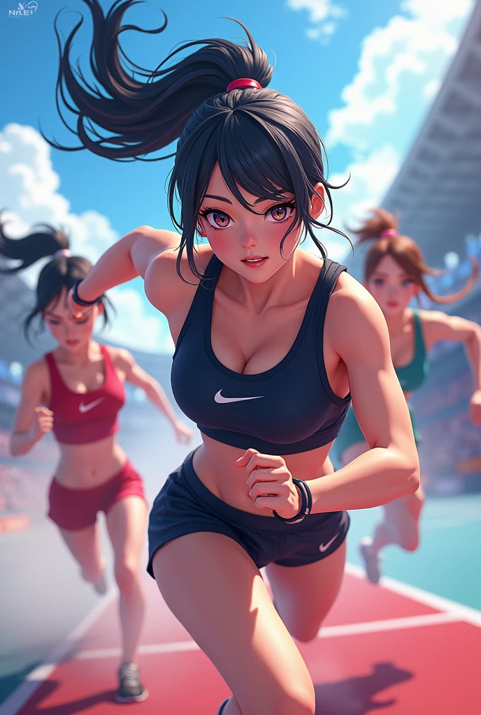 Sexy anime athlete girls 