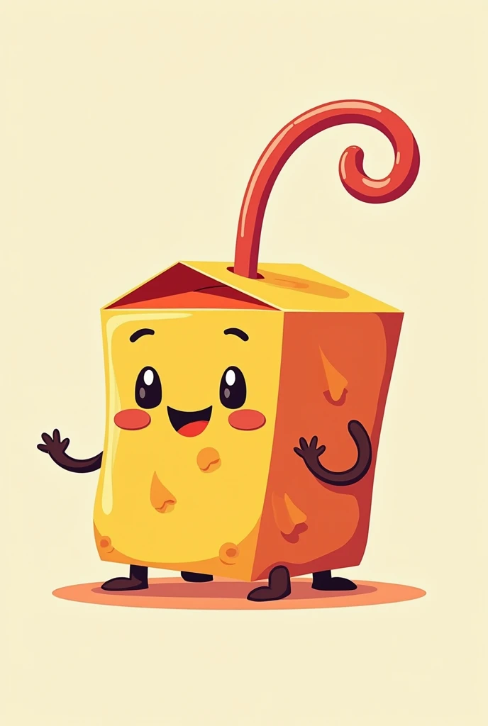 You can create a logo, but I want it to be a juice box with a straw , let it be style "rubber hose"