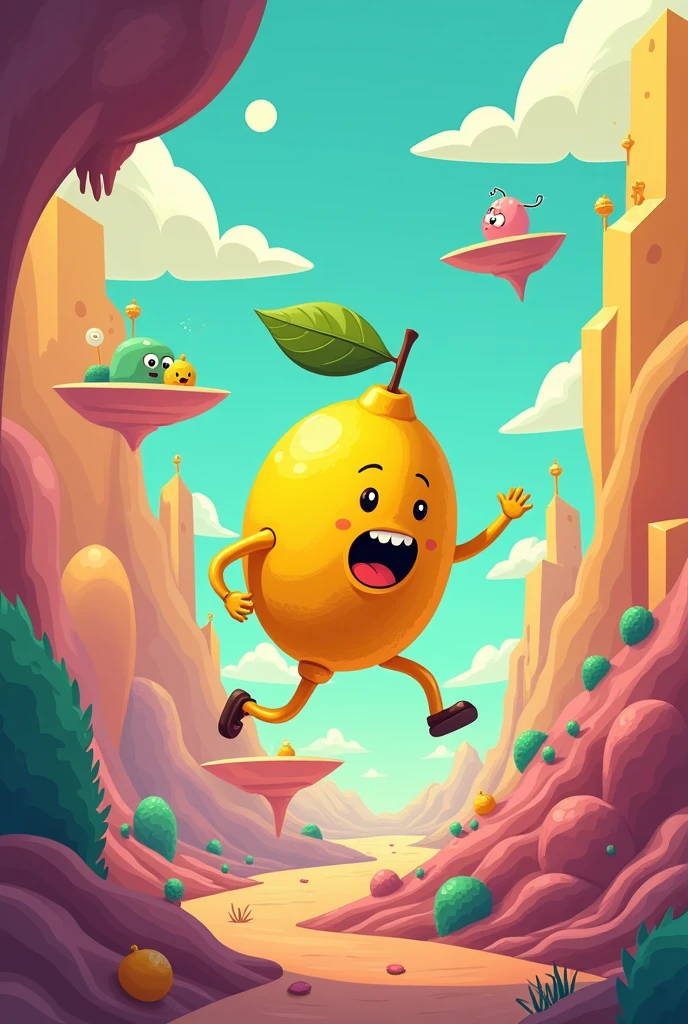 Humanoid lemon man adventure time