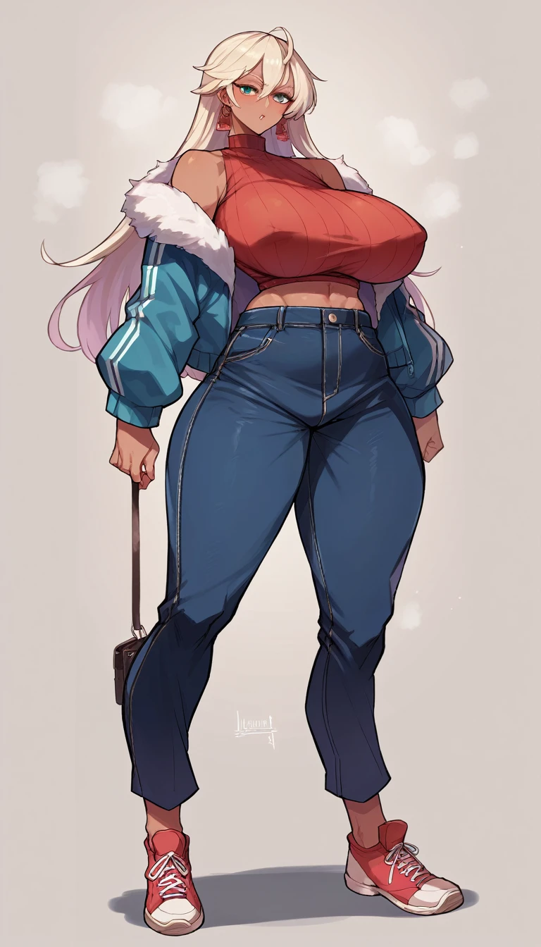 hentai,full body, huge tits, huge legs, Futanari,