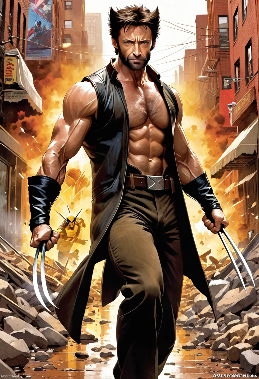 Hugh Jackman as x-men wolverine -imagine-