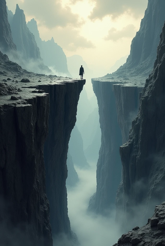 Drawing on "The chasm"