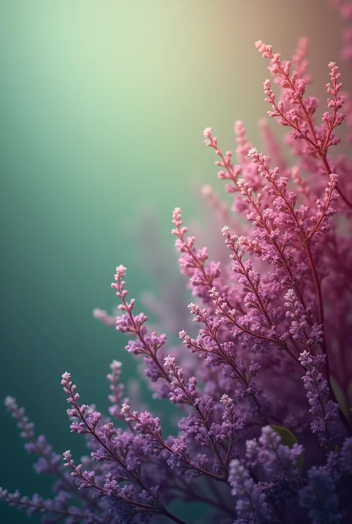 Make a nice green red lilac background
