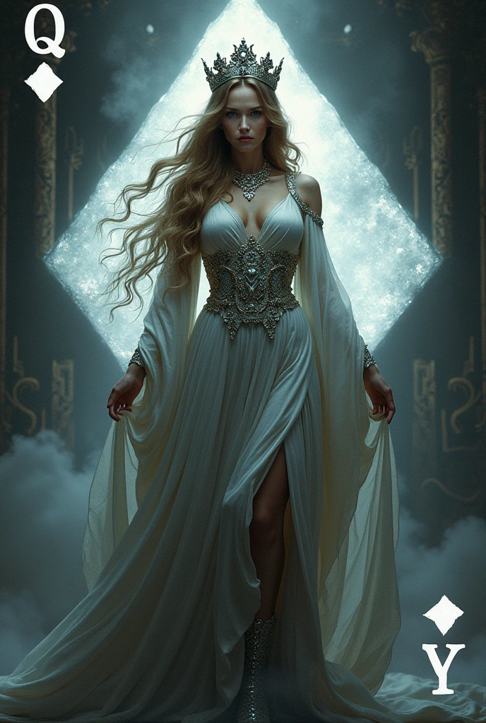 Queen of Diamonds card