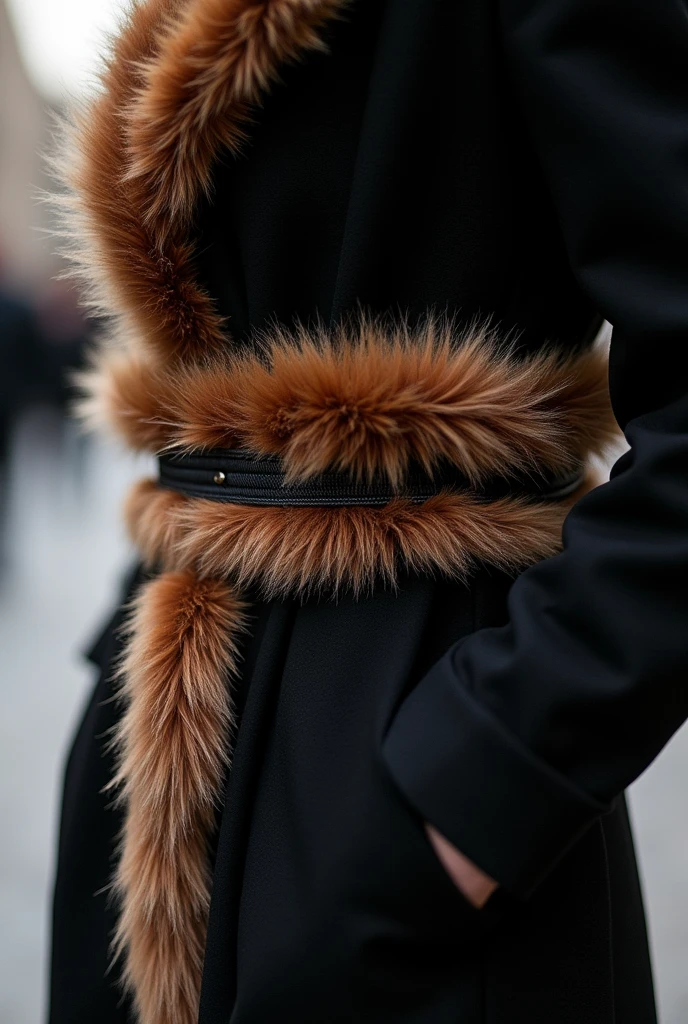 Waistband fur