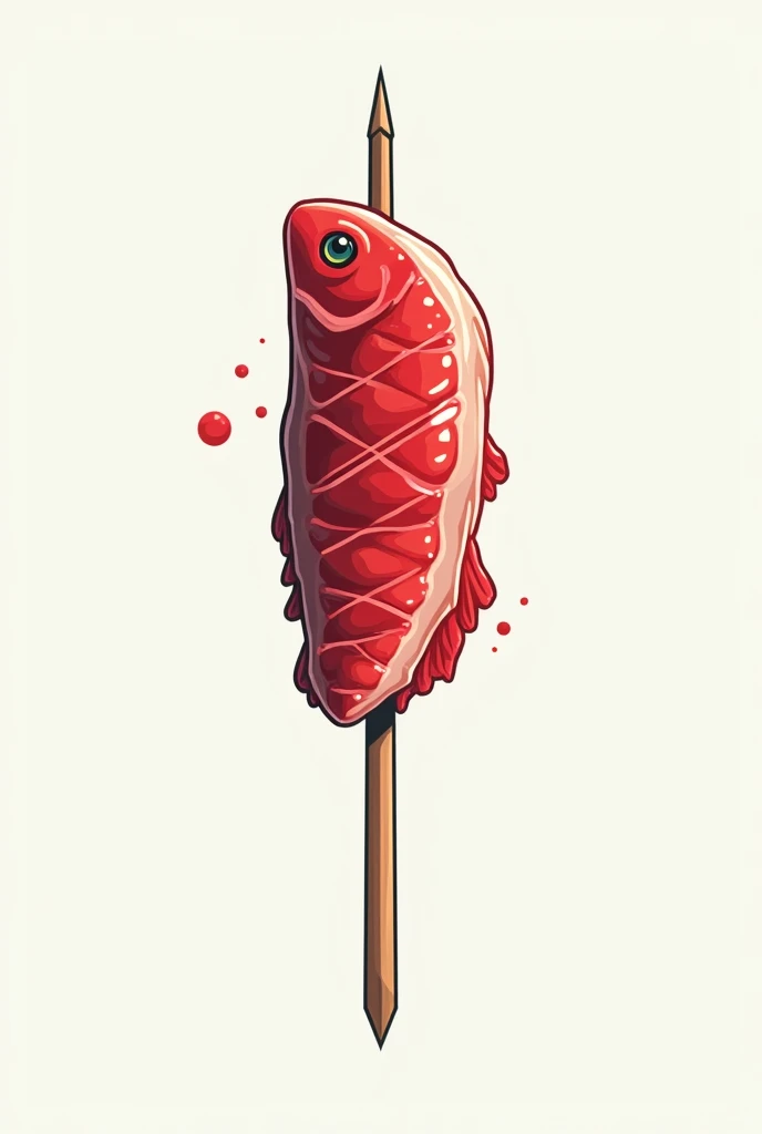 I&#39;m looking for a logo with a kebab skewer except that instead of the kebab I want a tuna
