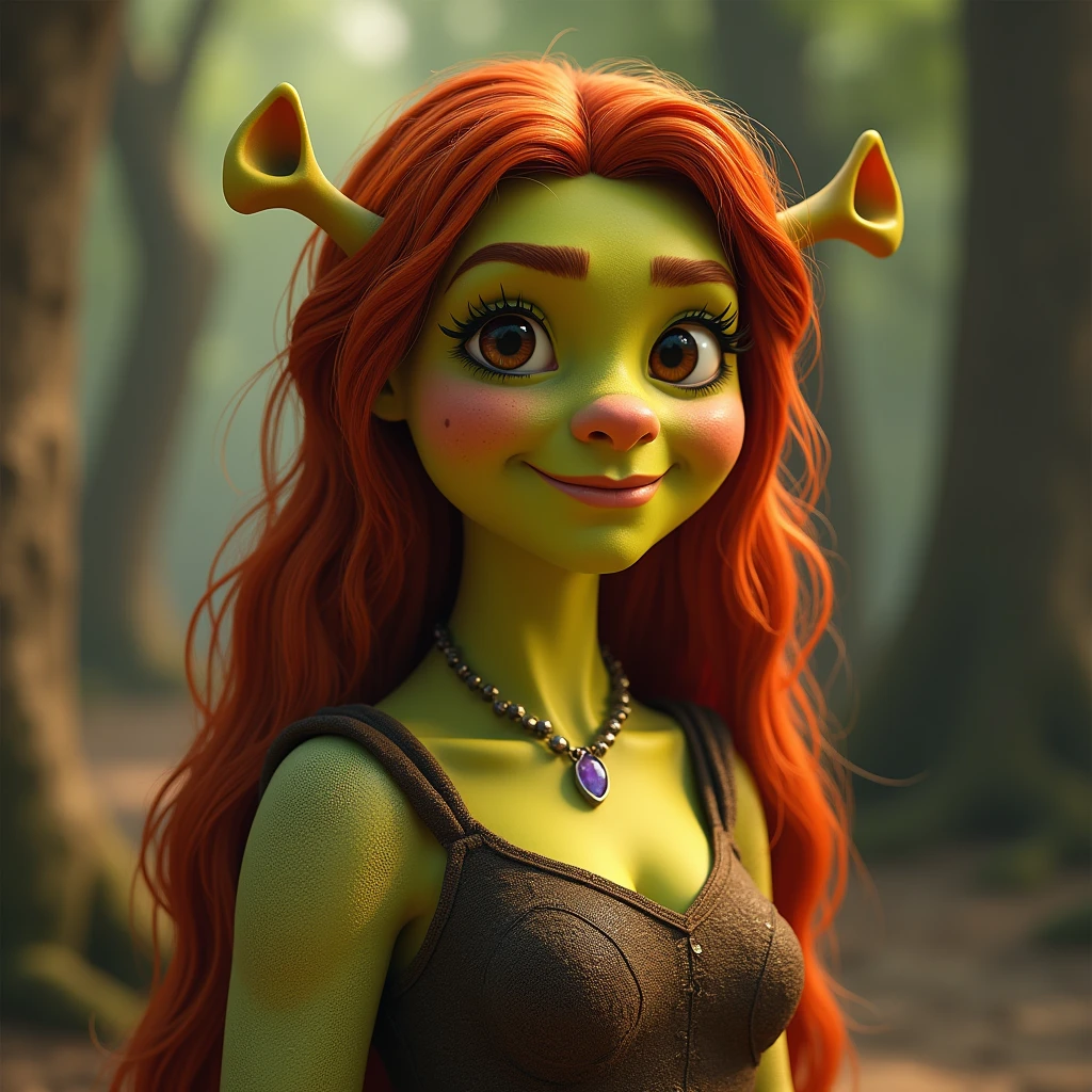 CREATE AN IMAGE OF FIONA FROM THE MOVIE SHREK