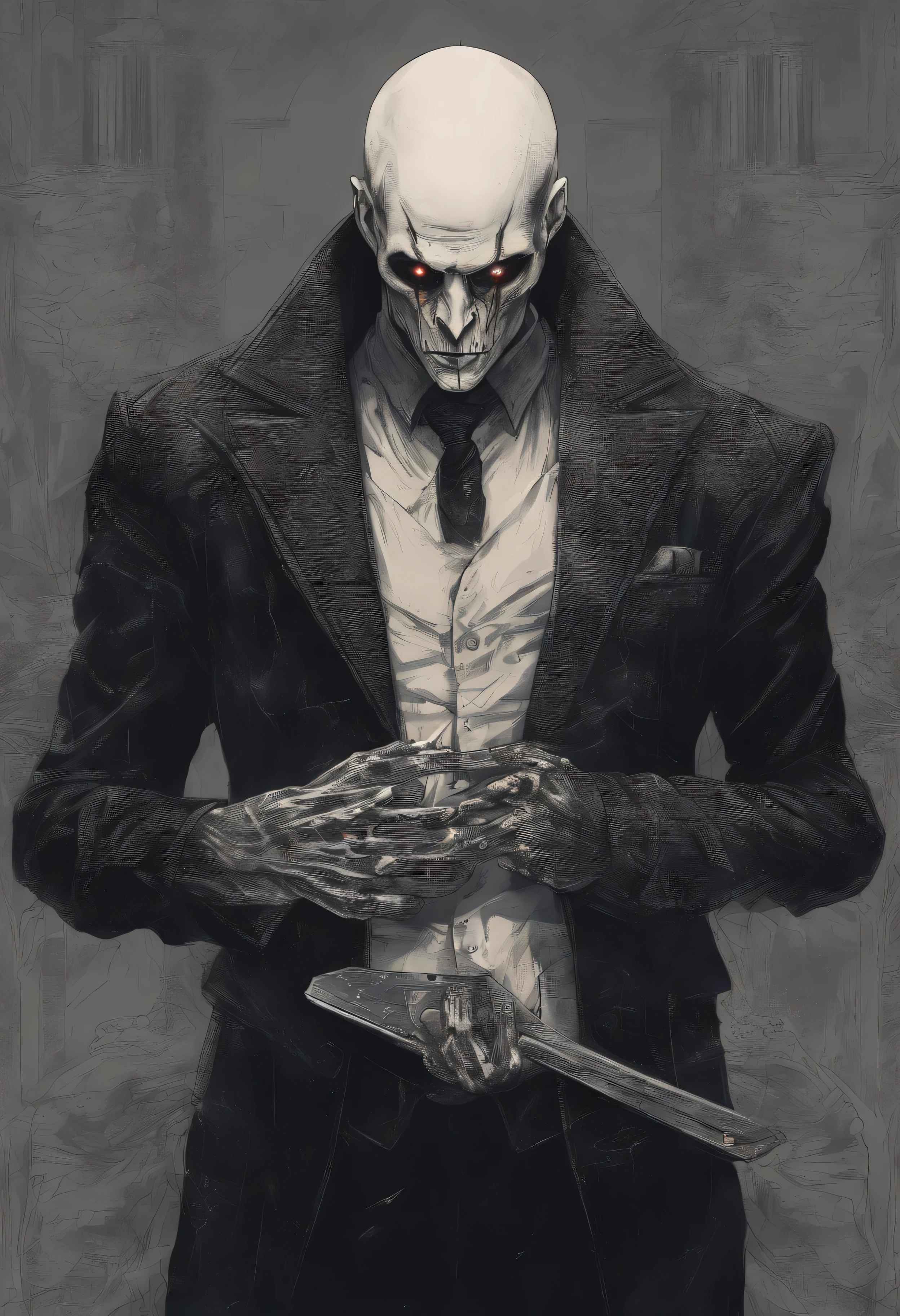 ((Best quality, 8K, Masterpiece: 1.4)),((Amazing detail: 1.3)),((illustration: 1.2)),((high resolution: 1.1)),1 man,Cover your face with 1 playing card,Wear black gloves,One eye is exposed,Eyes glow,Anime style,wear suit,casino background,Delicate,Combat posture,with short golden hair,full bodyesbian,Anatomically correct,