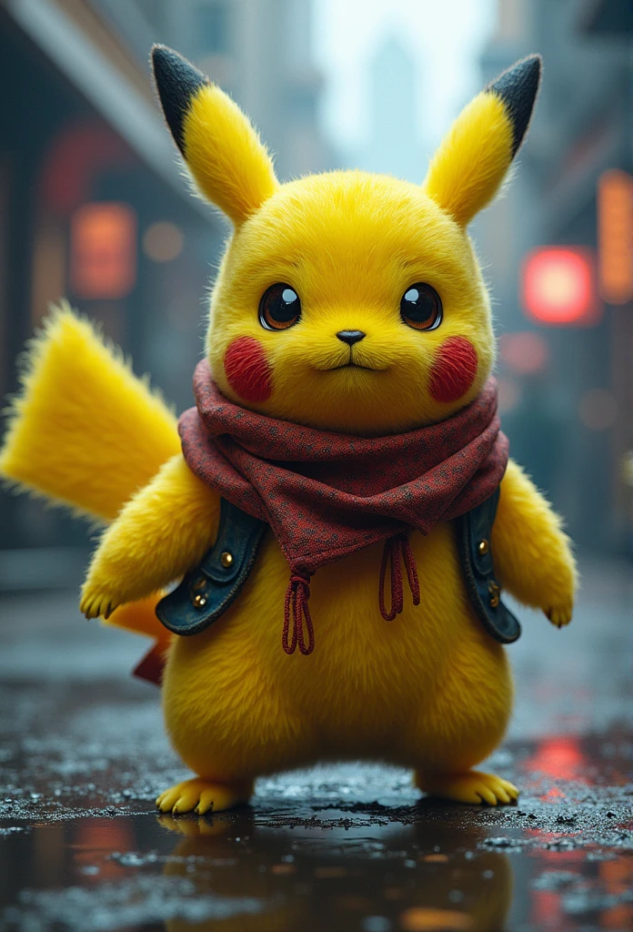 Pokemon: pikachu, Cyberpunk World