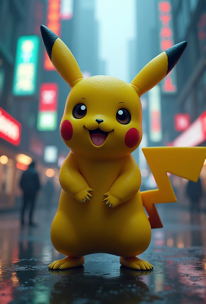 Pokemon: pikachu, Cyberpunk World