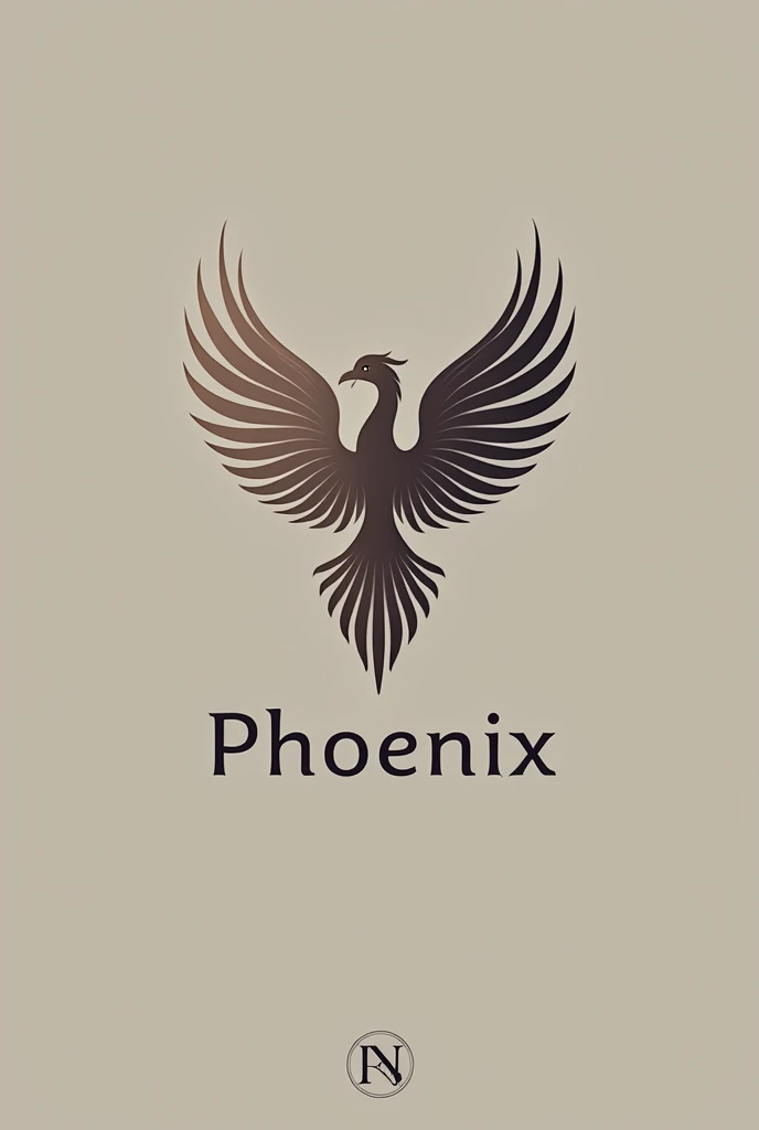 Logo with name phoenix, subtle, novel for clubbing 