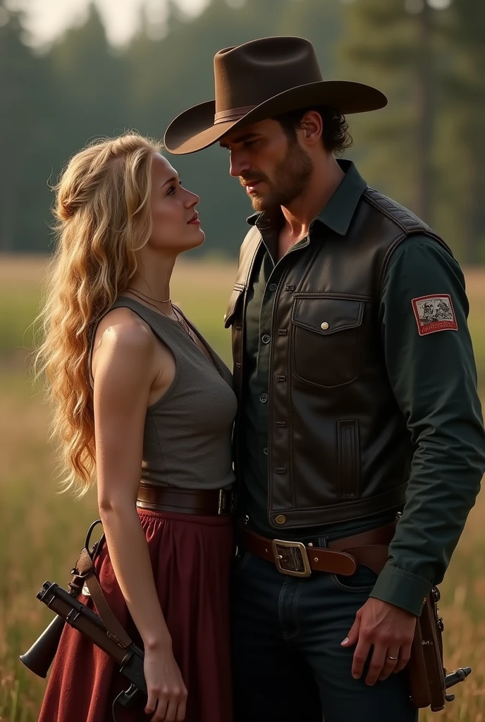 Sadie Adler and Arthur Morgan from RDR2