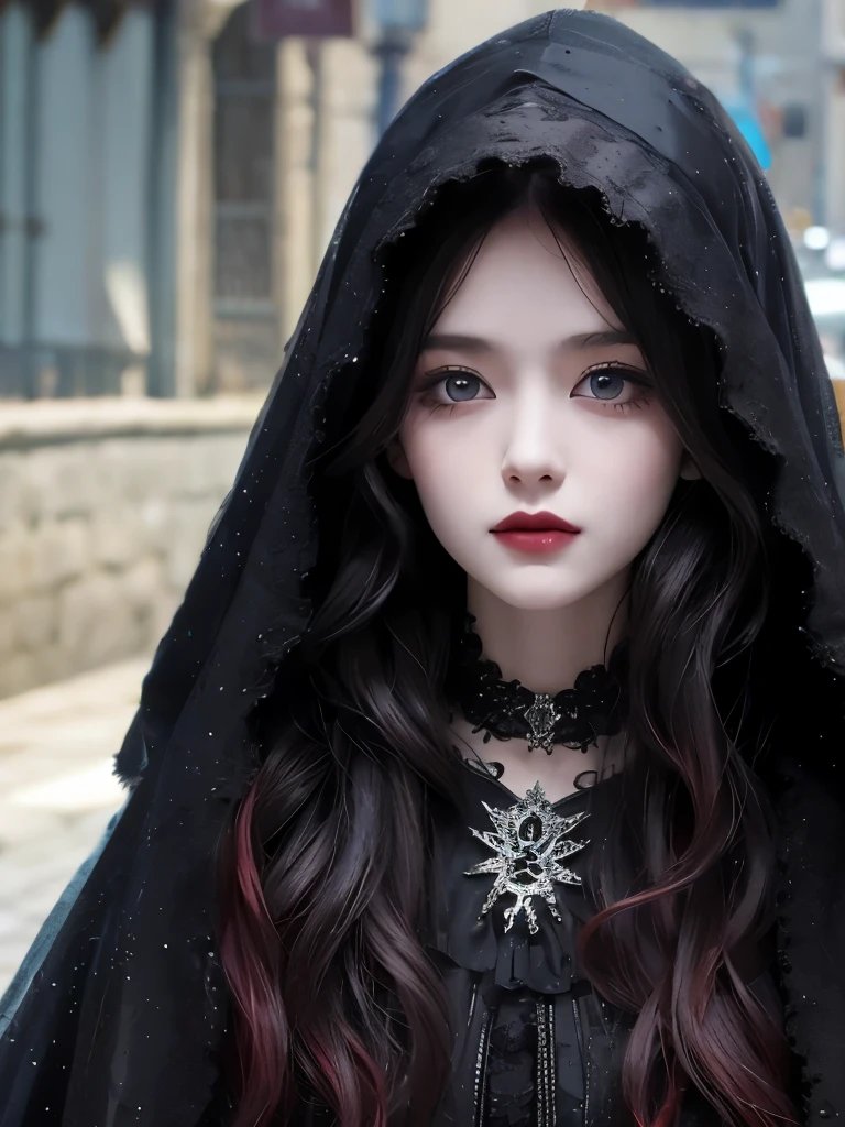 Change background、Medieval streetscape