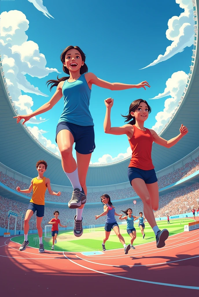 Physical education olympics cover 
