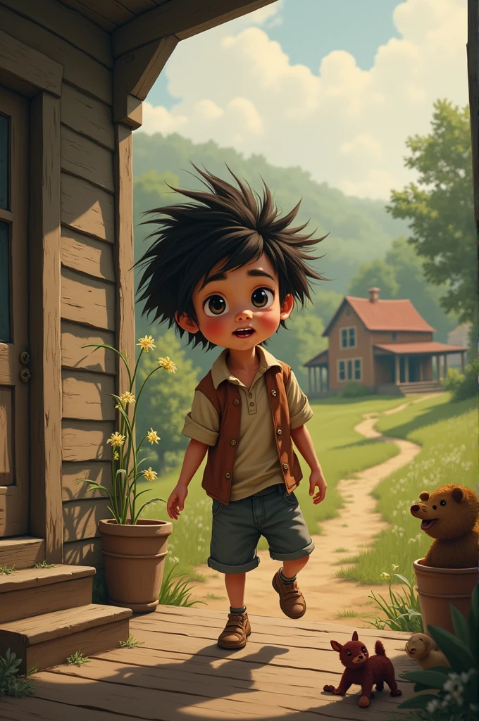 IThere was a little boy call Lílpøp Thëçhāngé, he was born in Maryland Barraken and he live with his Mother and Grandma.