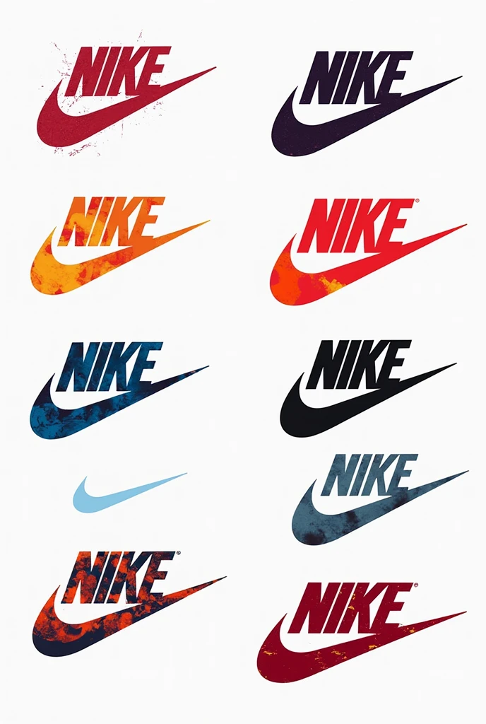 Nike logos with designs to put on clothes