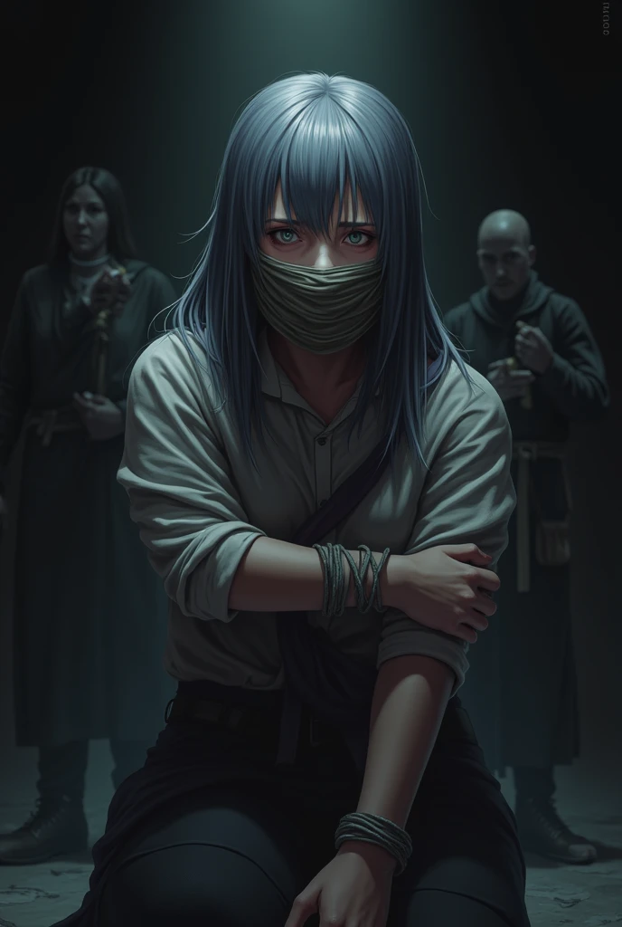 Maki Zenin gagged