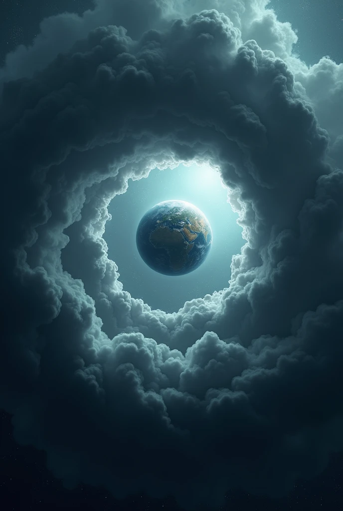 Dark cloud ring around the earth