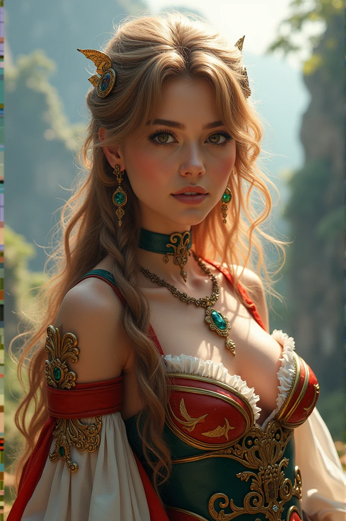 Beautiful woman in Dragon Quest cosplay