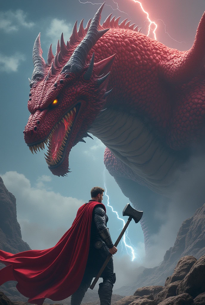 Thor crushed blue eyes red dragon 