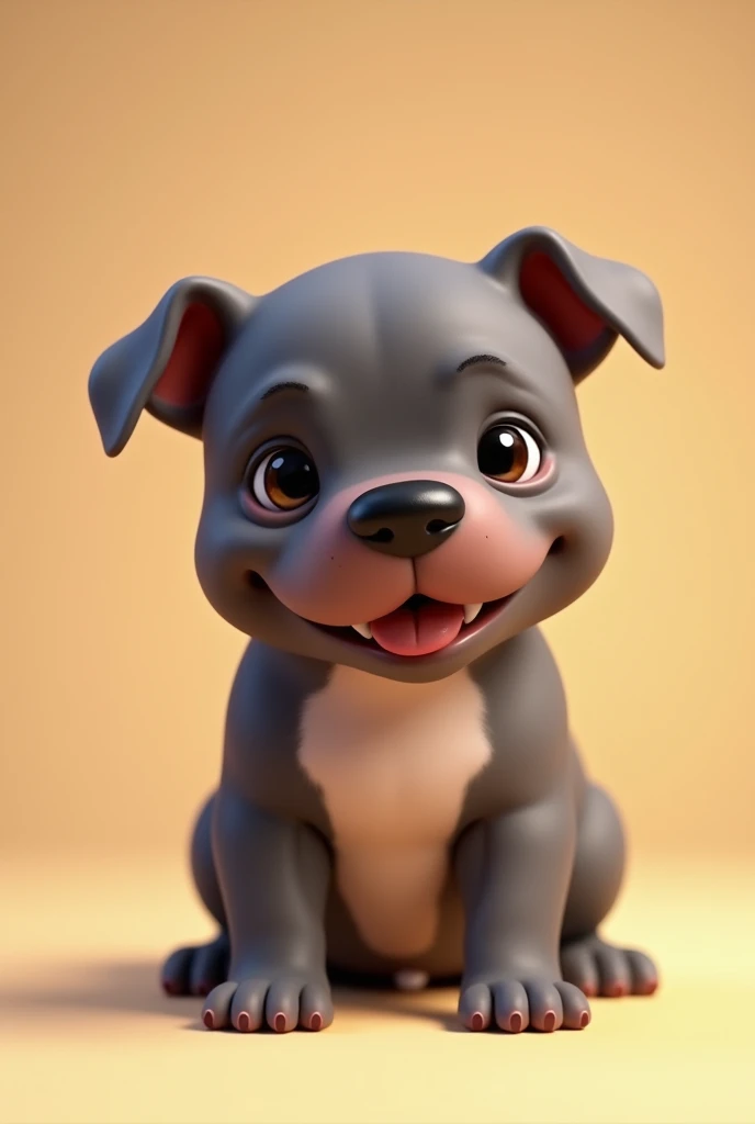 Fat Pitbull Puppy Dog