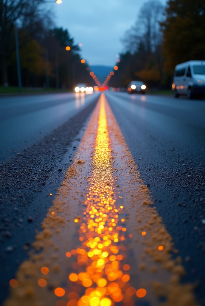 Glass microspheres for road marking