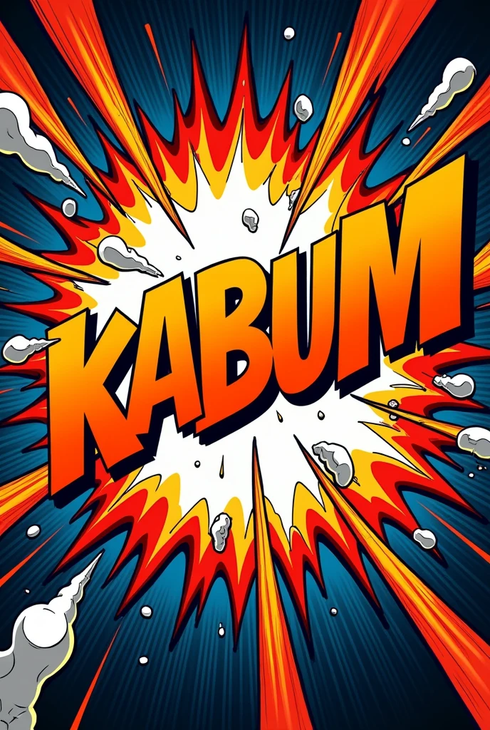 Japanese onomatopoeia that says kabum