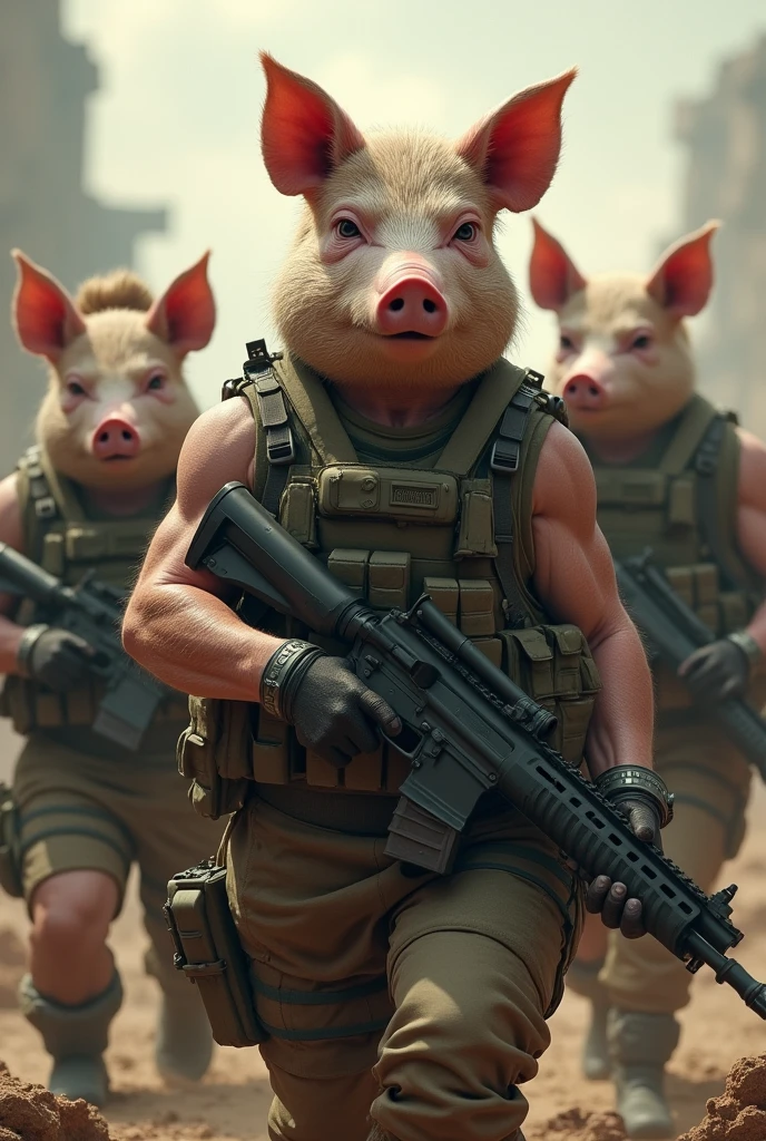 Pig army women idf