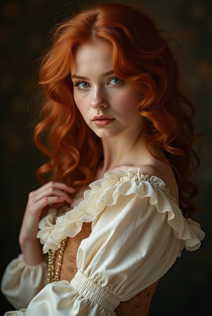 voluptuous redhead woman 19th century