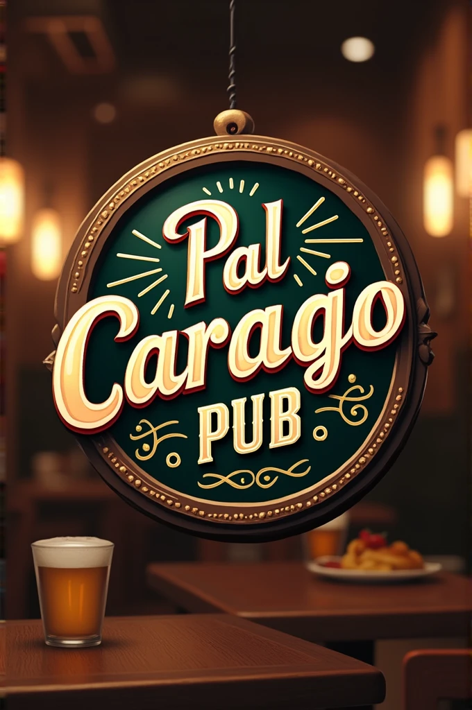 Can you create a logo for a gastro bar with the name pal carajo pub?