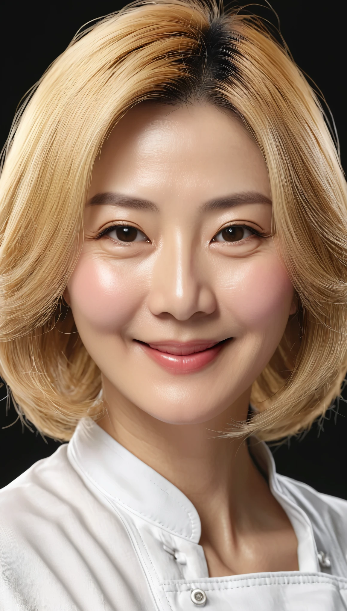 (Hyper Real)、Female Cook、
(((とてもbig、big、big))) 、(((Beautiful woman))) High resolution High resolution Realistic short hair blonde、Mature Woman、Middle-aged women、(((Very big big)))、((( とてもBig big cleavage)))、Fine skin、超High resolution、Realistic、Plump figure、smile、中年Beautiful woman、Beautiful expression、 Expression of fine eyes、blonde、Fluffy long hair、非常に繊細でFine skin、45 year old female chef、(Mature chef)、(I'In a very large kitchen.)、Mature chef、Big big cleavage、(((Big Ass)))、Bright red lips、(((Wearing sexy kitchen wear)))、(((alone)))、