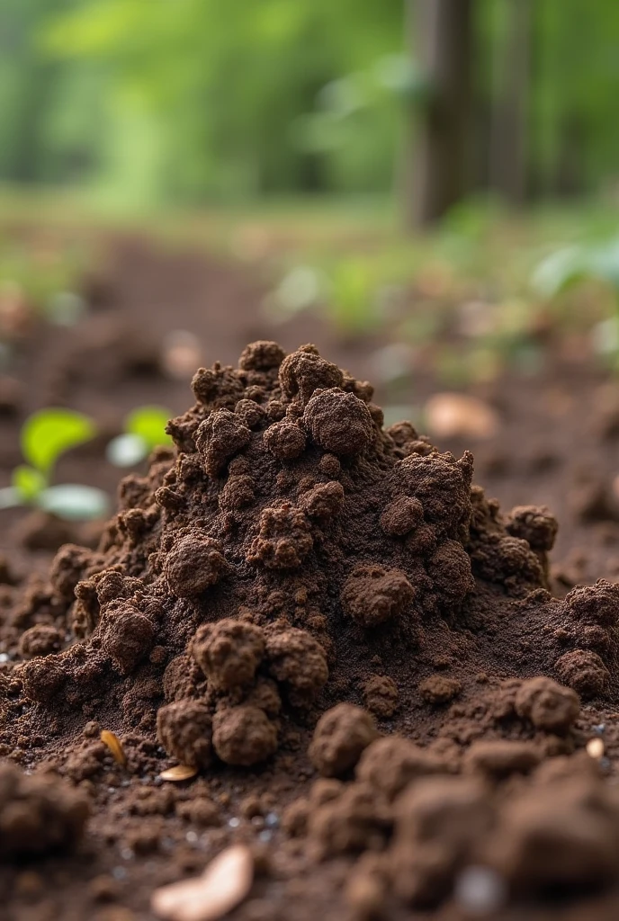 decomposed cow poop