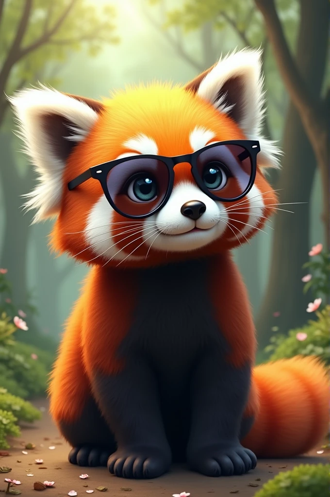 Red Panda with Sunglasses