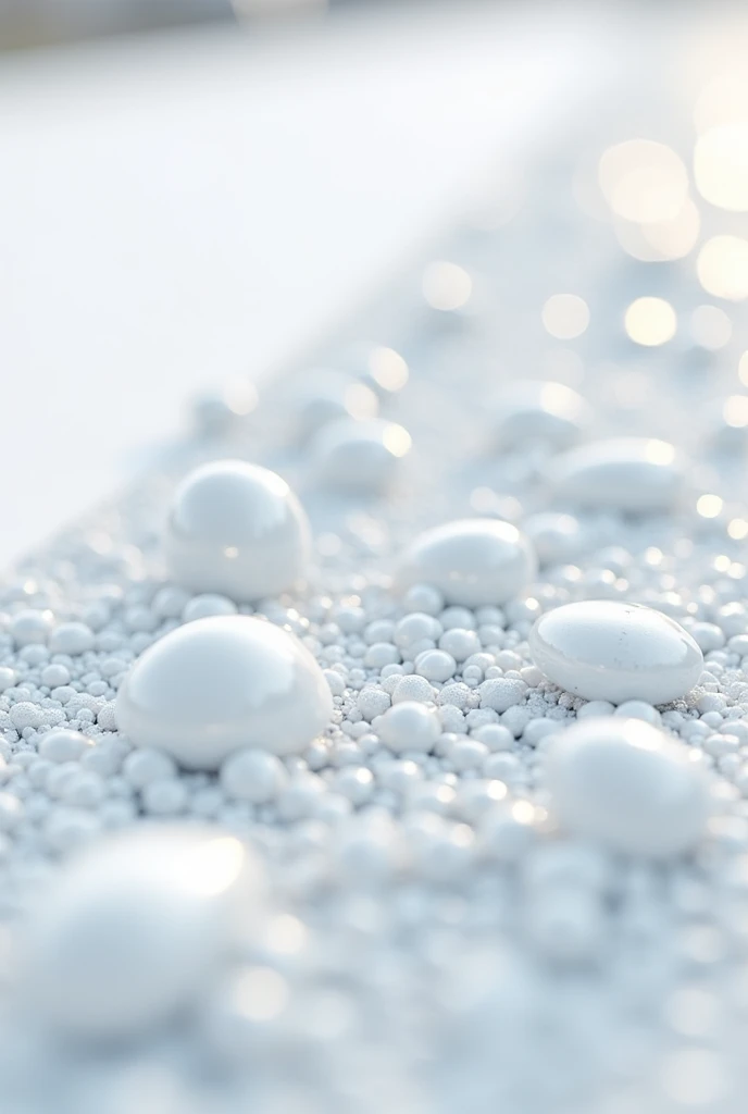 A cover for my product which is glass microspheres for road marking embedded in white paint