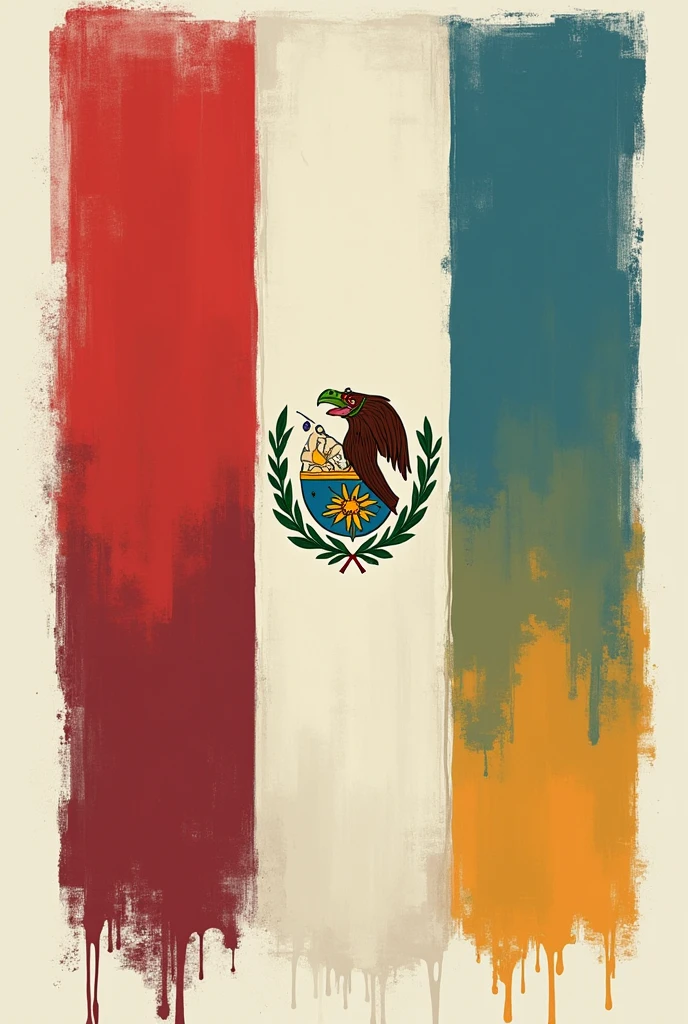 flag of 7 very light colors, that have a strange relationship with the flag of Cusco but without the logo, that the logo is a pencil and that it has an association with roelito