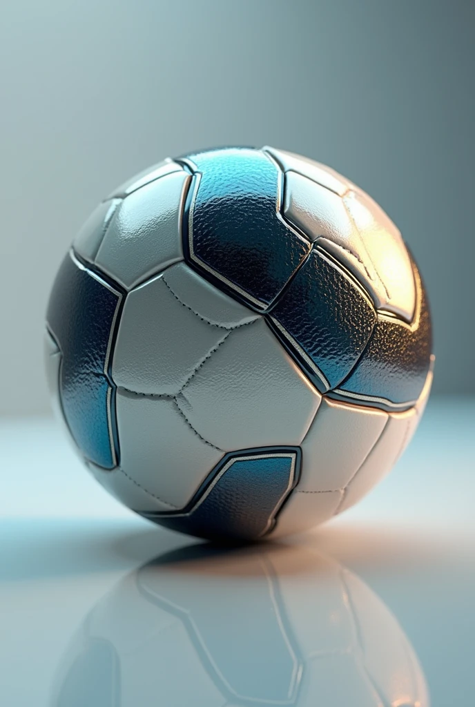 Create realistic mirrored football brand logo with name football brazil