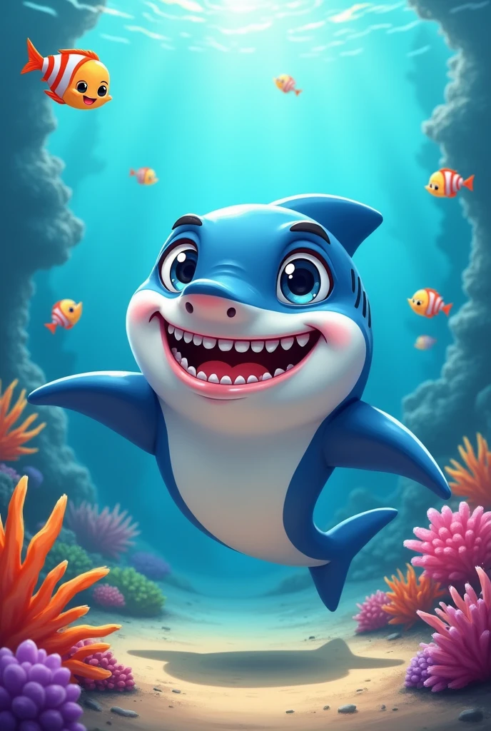 "sharkley" formed with shark 