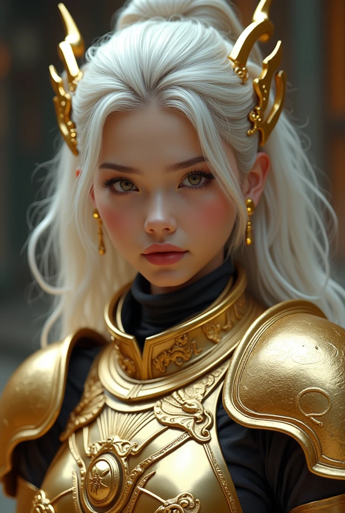 Great quality, masterpiece, Highest quality, Super detailedなディテール, Super detailed, Ultra-high resolution, Perfect ???????,
fashion show, model, Stylish pose, Wearing amazing armor, Gold Armor, glowing sword in hand, Soft colors, Blonde, Crystal shoulder pads Clear and beautiful eyes Chain Mail 8k Realistic Fantasy Realistic Cinema Lighting Stylish Gauntlets Dragon Shield Sword of the Blizzard Golden mask
Hong Kong Style, Cool amulet
Very detailed, Silver Hair