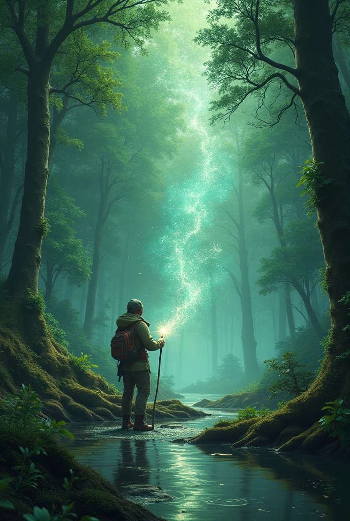 After exploring this world, He returned home with an amulet that allowed him to return whenever he wanted.. Since then, The forest stopped being feared and became a symbol of hope and magic.