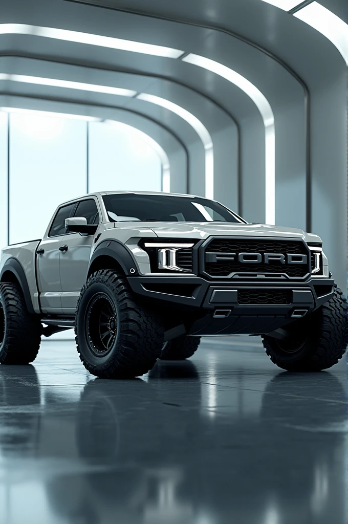 Fusiona una ford pickup con un lamborghini