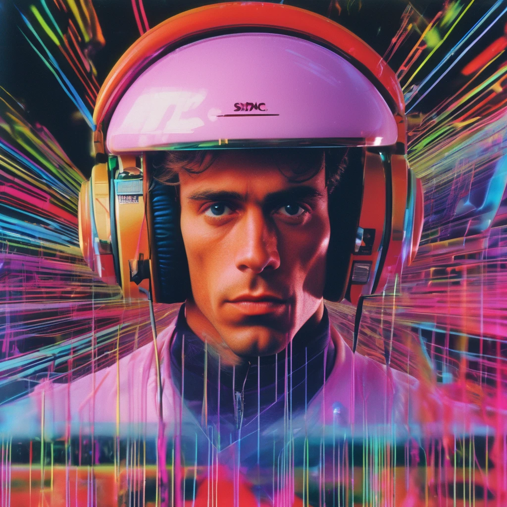 album cover, conceptual eletronic music, cinematic, hyper realistic, 80s modern, masterpiece by a masculine pop artist, photographed on grainy medium format Kodak Portra 800 film SMC Takumar 105mm f/2.8