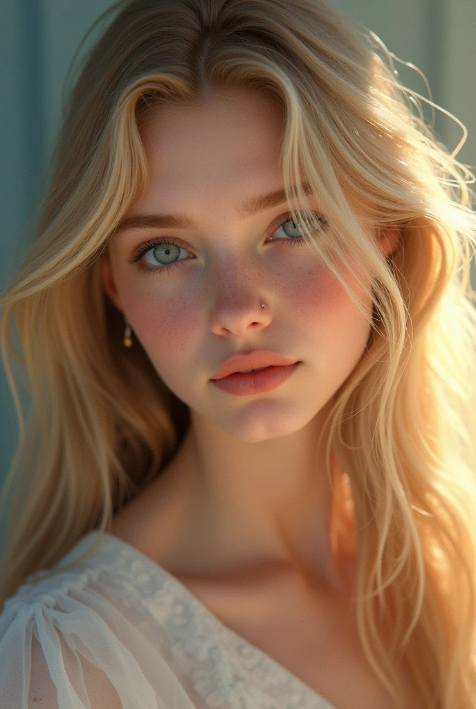 17 year old blonde girl with blue eyes